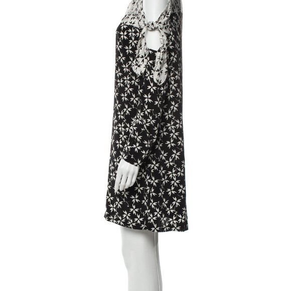 Tanya Taylor Cold Shoulder Silk Dress size 6 - Picture 2 of 5